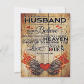 Verjaardagscadeau voor mijn man | Brief voor mijn  Kaart (Voorkant)