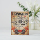 Verjaardagscadeau voor mijn man | Brief voor mijn Kaart (Staand voorkant)