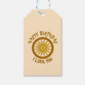 VERJAARDAGSCADEAU VOOR MOEDER, VADER, MAN, VROUW CADEAULABEL (Voorkant)