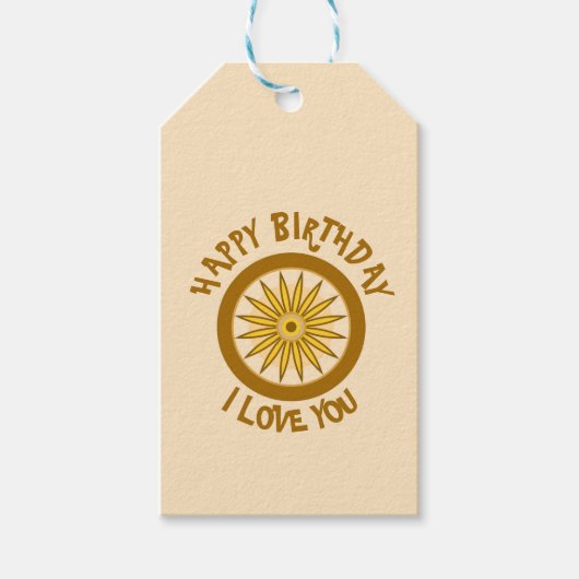 VERJAARDAGSCADEAU VOOR MOEDER, VADER, MAN, VROUW CADEAULABEL (Voorkant)