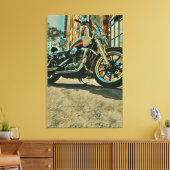 verjaardagscadeau voor motorfietsen canvas afdruk (Insitu (Woonkamer))