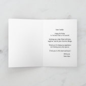 VERJAARDAGSCADEAU VOOR PAPA MET Aangepaste FOTO & Kaart (Binnen)