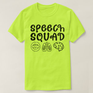Verjaardagscadeau voor spraakpathologie leraar van t-shirt