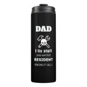 VERJAARDAGSCADEAU VOOR VADER Mannen Uniek OPA Pens Thermosbeker (Voorkant)