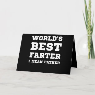 Verjaardagscadeau voor vader Werelds Beste Scheter Kaart