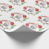 VERJAARDAGSCADEAU voor vrouwen Rozen Toevoegen geb Cadeaupapier (Hoek)