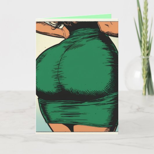 VERJAARDAGSCADEAU VROUW ST. PATRICK FUNNY KAART (Voorkant)