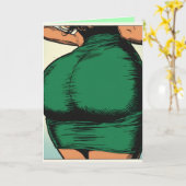 VERJAARDAGSCADEAU VROUW ST. PATRICK FUNNY KAART (Gele Bloem)