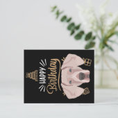 Verjaardagscadeau Weimaraner Briefkaart (Staand voorkant)