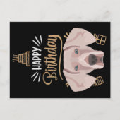 Verjaardagscadeau Weimaraner Briefkaart (Voorkant)