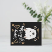 Verjaardagscadeau West Highland Terrier Briefkaart (Staand voorkant)