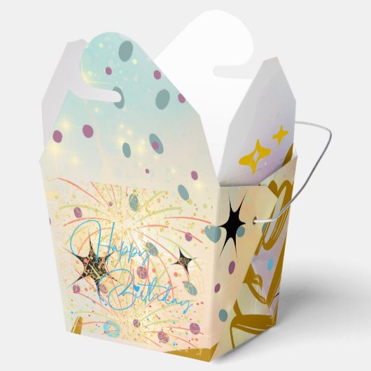 Verjaardagscadeaubox Bedankdoosjes (Geopend)