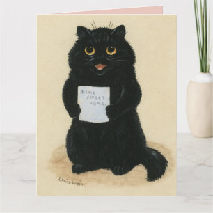 VERJAARDAGSCADEAUKAART MET EEN POES EN DE TEKST 'C KAART