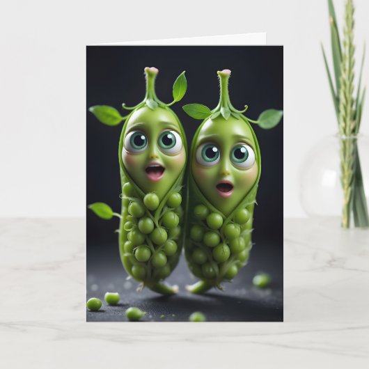 VERJAARDAGSCADEAUKAART MET HUMOR KAART (Voorkant)