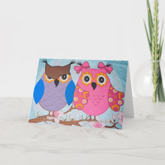 VERJAARDAGSCADEAUKAART VOOR Gouden Bruiloft Kaart (Voorkant)