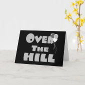 Verjaardagscadeaus en kleding boven de heuvel kaart (Gele Bloem)