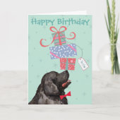 Verjaardagscadeaus Newfoundlander kaart (Voorkant)