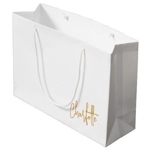 Verjaardagscadeautas, speciale gelegenheid Aangepa Groot Cadeauzakje (Achterkant Gekanteld)