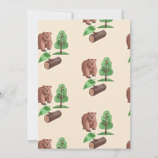 Verjaardagscamping Kaart (Achterkant)