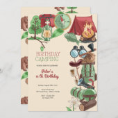 Verjaardagscamping Kaart (Voorkant / Achterkant)