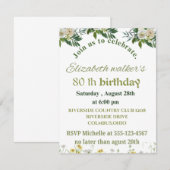 Verjaardagscantatie Notitiekaartje (Voorkant / Achterkant)