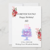 VERJAARDAGSCARD 60 JARIG JUBILEUM KAART (Voorkant)