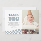 VERJAARDAGSCARD Bedankt voor het Feest ONE Happy D (Voorkant)