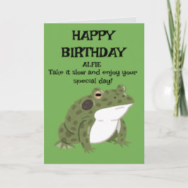 VERJAARDAGSCARD KAART