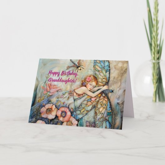 VERJAARDAGSCARD LIBELLE KLEINDOCHTER BEDANKKAART (Voorkant)