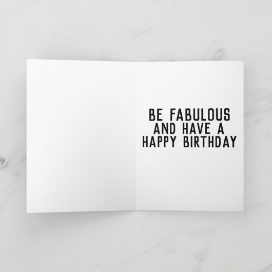 VERJAARDAGSCARD MET ALPACA EN HUMOR KAART (Binnen)