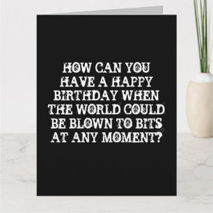 VERJAARDAGSCARD MET KERNONDERGANG WW3 KAART