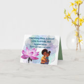 VERJAARDAGSCARD MOEDERDAG KAART (Gele Bloem)