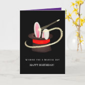 VERJAARDAGSCARD MOOI MAGISCH KAART (Gele Bloem)
