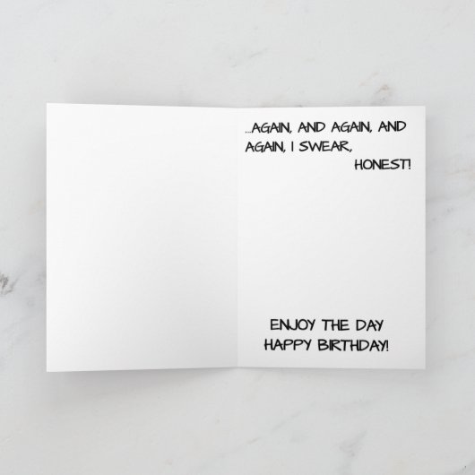 VERJAARDAGSCARD PINOCCHIO KAART (Binnen)