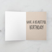 VERJAARDAGSCARD VAN INDIANSE VROUW KAART (Binnen)