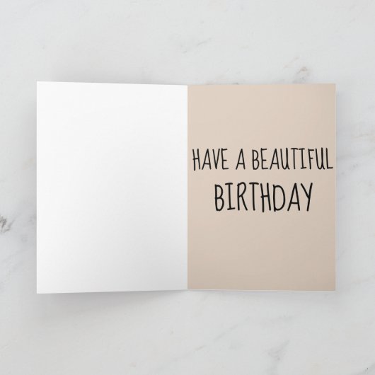 VERJAARDAGSCARD VAN INDIANSE VROUW KAART (Binnen)