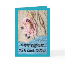 VERJAARDAGSCARD VOOR EEN COOLE KEREL