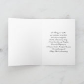 VERJAARDAGSCARD VOOR PARELEN BRUILOFT KAART (Binnen)