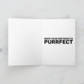 VERJAARDAGSCARD ZUSTER MET KAT KAART (Binnen)