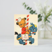 verjaardagscarrousel briefkaart (Staand voorkant)