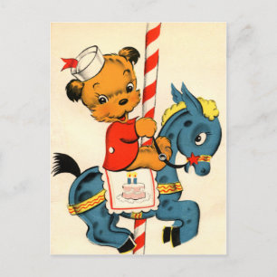 verjaardagscarrousel briefkaart