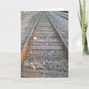 VERJAARDAGSCART: Spoorweg Tracks_ Kaart