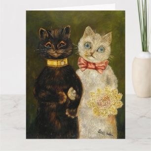 VERJAARDAGSCART TROUWJUBILEUM KAART KATTEN