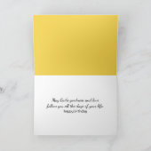 Verjaardagschuur in wildbloemenveld kaart (Binnen)