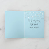 Verjaardagsconcert menigte met hartvormig teken kaart (Binnen)