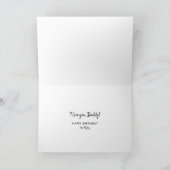 Verjaardagscript overlay fotokaart voor vader kaart (Binnen)