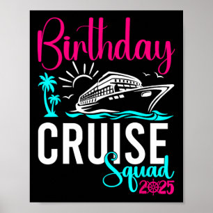 Verjaardagscruise 2025 Familie Groep Vrienden Vaka Poster