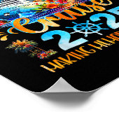 Verjaardagscruise 2025 Herinneringen Maken Samen F Poster (Hoek)