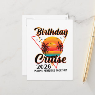 Verjaardagscruise 2026 Samen Herinneringen Maken Feestdagenkaart