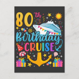 Verjaardagscruise B-Day Feestje Briefkaart